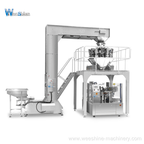 Multi-Function Automatic Rotary Animal Feeds Dry Pet Food Packing Machine For Dog and Cat Food